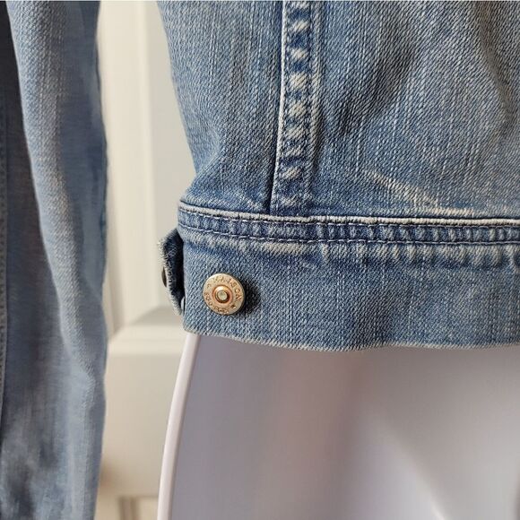 MAISON SCOTCH Distressed Denim Jacket - Picture 9 of 16